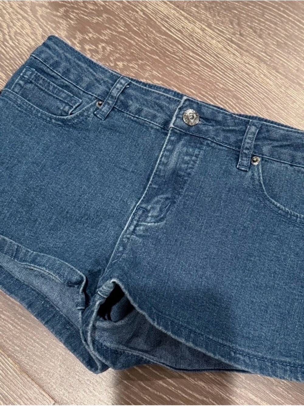 Forever 21 Dark Blue Denim Shorts
